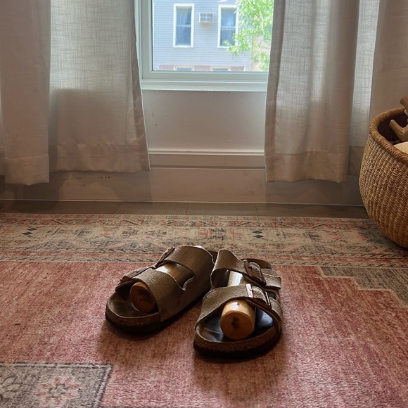 Birkenstock Sandals- Arizona Suede - Picture 1 of 6